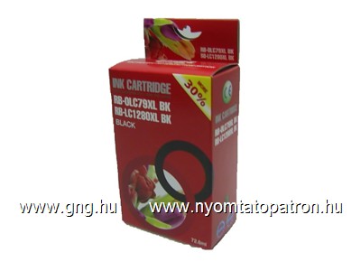 Brother LC1280BK (LC79 XL BK) Fekete Tintapatron Komp. RED